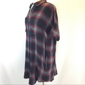 Madewell Plaid Shirtdress